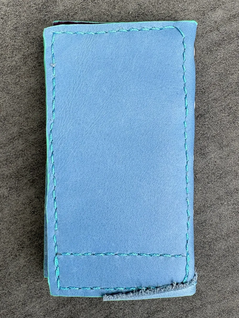 Blue Live Edge Bifold with Secret Spikes, photo 2 of 9