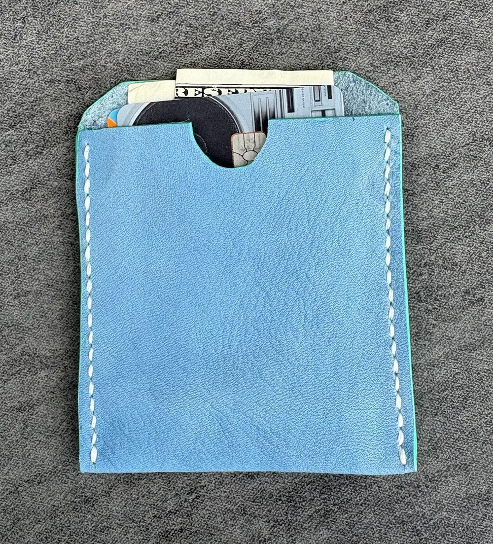 Pure Blue Cardholder, photo 6 of 6