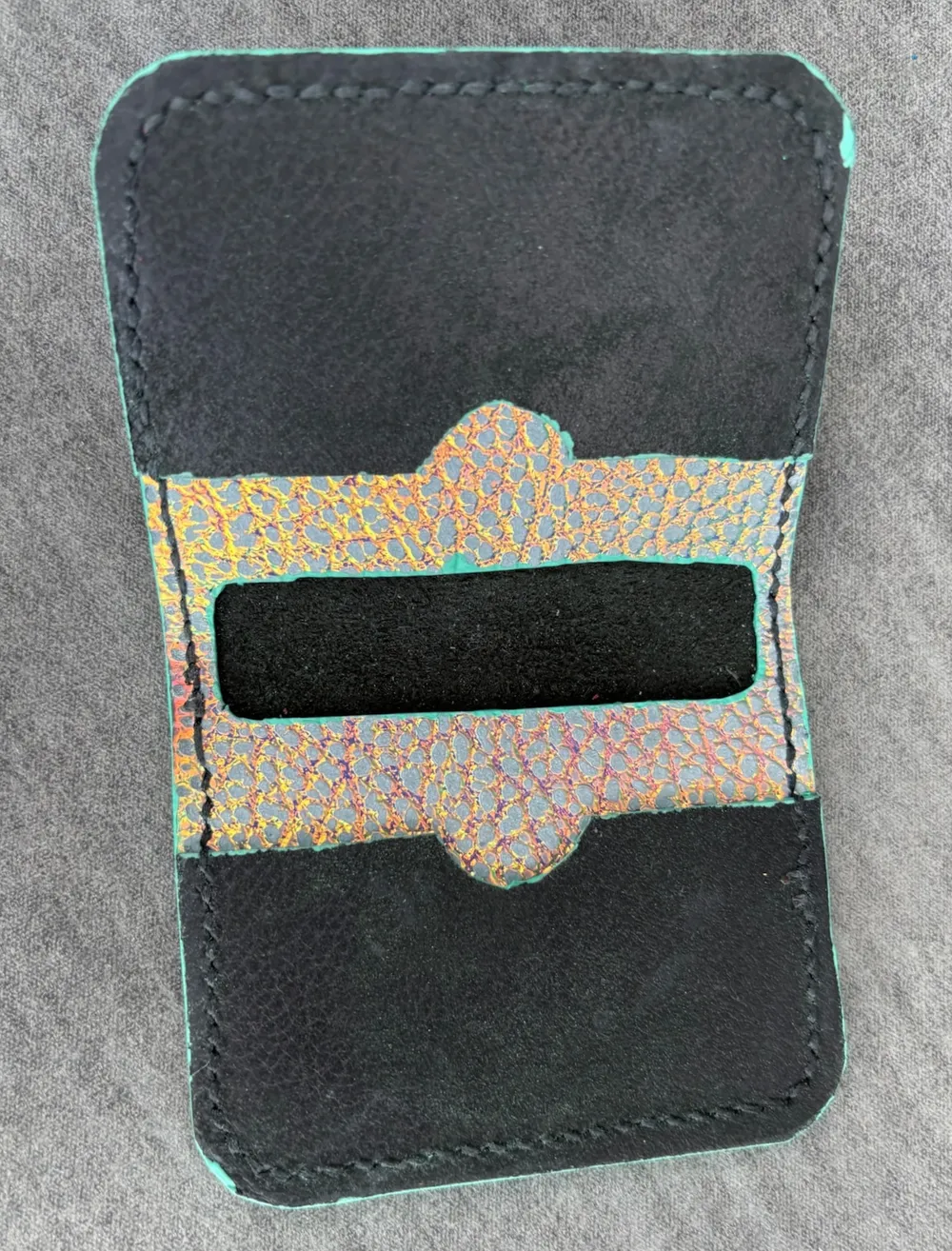 Black with Iridescent Lining and Black Pockets, photo 7 of 10