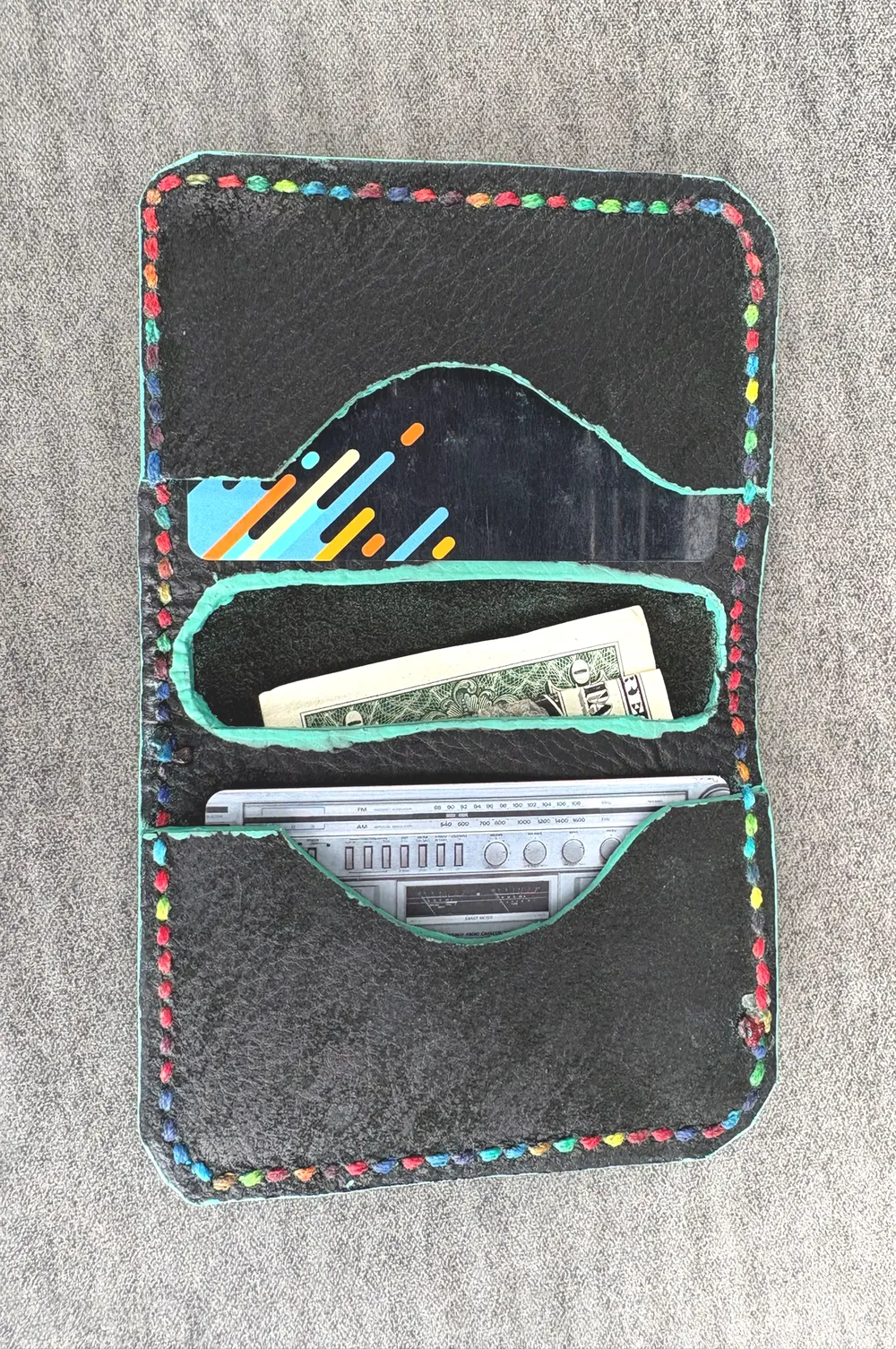 Rainbow-Stitched Black, photo 8 of 8